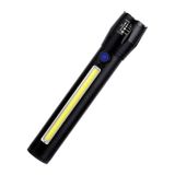 Powermaster PM-14621 Metal Flashlight Power Ledli Şarjlı El Feneri