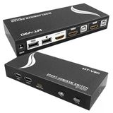 Powermaster Pm-14742 2 Port Hdmı Kvm Switch Ultra Hd 4K Kasa Çoklu Bilgisayar Kontrol Cihazı