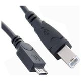 Powermaster PM-16019 Micro USB To Usb-B 1.5 Metre Yazıcı Kablosu - Siyah