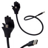 Powermaster PM-1667 Type-C-Usb Girişli Akrobatik Telefon Tutucu
