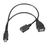 Powermaster Pm-17971 Usb Dişi , Micro Usb Erkek Dişi Otg 20 Cm Kablo