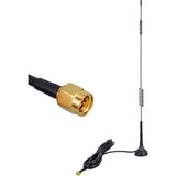 Powermaster Pm-19638 4G/Lte 5Dbi Yaylı Modem Router Wifi Adaptör Anteni (3 Metre Kablo - 30 Cm Uzunluk)