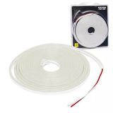 Powermaster Pm-19652 Silikon Kaplamalı 12 Volt 5 Metre Beyaz Neon Led Şerit Aydınlatma Vitrin