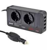 Powermaster Pm-19827 200W 12V Dc - 220V Ac Araç İçi İnvertör Priz Usb Girişli Dijital Göstergeli