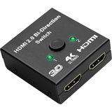 Powermaster PM-19903 1.4V 2 Port Çift Yönlü HDMI Birleştirici - Siyah