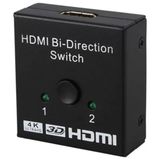 Powermaster PM-19903 Çift Yönlü 2 Port HDMI Splitter Çoklayıcı Birleştirici Switch - Çok Renkli