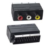 Powermaster PM-2067 Scart Erkek RCA Dişi Ara Mini Adaptör
