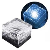 Powermaster Pm-21649 Solar Ledlı Mavı Tugla Gorunumlu Bahce Dekorasyon Aydınlatma