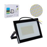 Powermaster PM-22572 100W 220V 6500K IP66 Siyah Slim Kasa Beyaz Led Projektör