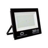 Powermaster PM-22583 200 Watt - 220 Volt Beyaz 6500K IP66 120* Işık Açısı Siyah Slim Kasa LED Projektör - Şeffaf