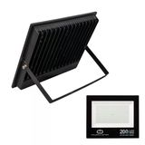 PowerMaster PM-22583 200 Watt Siyah Slim Kasa led Projektör