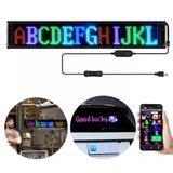 Powermaster PM-23823 12x98 cm RGB Kayan Yazı Oto Led Tabela