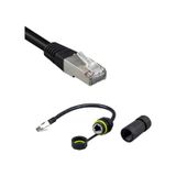 Powermaster Pm-24593 Erkek - Dişi Ip68 Su Geçirmez Rj45 Konnektör