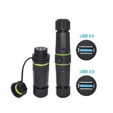 Powermaster Pm-24598 Dişi - Dişi Ip 68 Su Geçirmez 3.0 Usb-A Konnektör