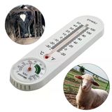 Powermaster Pm-24665 Sıcaklık Nem Ölçer Analog Termometre -20 +50 Derece Arası Ölçüm Ev Duvar Tipi