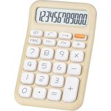 Powermaster PM-25409 Krem Renk 12 Haneli LCD Ekranlı Masaüstü Hesap Makinesi - 1Adet