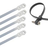 Powermaster PM-26330 Vida Delikli Kablo Bağı Plastik Kelepçe 100LÜ Paket Beyaz 3.6X150MM - Renkli