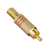 Powermaster Pm-26484 Tos Rca Fiş Metal Gold Erkek Konnektör