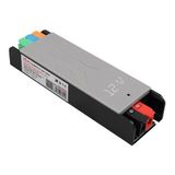 Powermaster PM-26838 12 Volt 5 Amper 60 Watt Slim Metal Kasa Adaptör Voltaj Göstergeli 148X43X27MM - Siyah