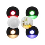 Powermaster Pm-26973 Rgb Gün Işığı Led Raf Duvar Aydınlatma 3xaaa Pil İle Çalışır Tekli Beyaz