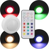 Powermaster PM-27186 LED Mobilya Merdiven Pilli Aydınlatma 3m Yapışkanlı Kumandalı Rgb + 4000K (8'li Paket) - 1 - 10 W