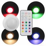 Powermaster Pm-27186 Led Mobilya Merdiven Pilli Aydınlatma 3M Yapışkanlı Kumandalı Rgb + 4000K (8'Li Paket) Vitrin
