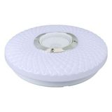 Powermaster PM-27329 Beyaz 30*6 cm 24 Watt Bluetooth Hoparlörlü Tavan Aydınlatma (AL-BL302) Tornavida Hediyeli - Şeffaf