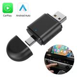 Powermaster Pm-27447 Kablosuz Carplay - Android Auto Çevirici Dönüştürücü Adaptör İki Girişli Usb - Type-C