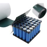 Powermaster PM-28236 Lityum Pil Yalıtım Izolasyon Arpa Kağıt Bant 0.2mm 10CM 100 Metre (Barley Roll Bandı) - Gri