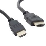 Powermaster PM-31396 Plastik Düz Siyah 50 cm Poşetli HDMI Kablo