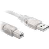 Powermaster Pm-3267 3 Metre Şeffaf Mavi Usb 2.0 Yazıcı Kablosu