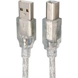 Powermaster PM-3267 3 Metre Şeffaf USB 2.0 Yazıcı Kablosu
