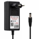 Powermaster Pm-39531 Siyah 12 Volt - 2.5 Amper Plastik Kasa 5.5*2.5 Mm Yaylı Uç Priz Tipi Adaptör