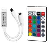 Powermaster Pm-4615 5-12-24 Volt 3X2 Amper Mini 24 Tuşlu Led Rgb Kontrol Cihazı