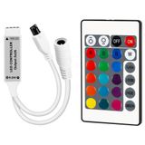 Powermaster Pm-4615 Mini 24 Tuşlu 5 Volt - 12 Volt - 24 Volt - 3.2 Amper Kumandalı Rgb Led Kontrol Cihazı