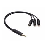 Powermaster PM-4871 3 Port 3.5 mm Splitter Kulaklık Mikrofon Çoklayıcı Çevirici Dönüştürücü Adaptör
