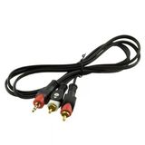 Powermaster PM-9486 2 RCA Erkek + 3.5 mm Stereo Erkek 1.5 mt Gold Kablo