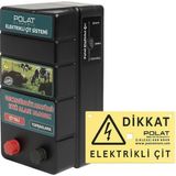 Powermaster Polat 20.000 Metre Gece-Gündüz Sensörlü Elektrikli Çit Kontrol Ünitesi - elektrik aksesuar - Siyah