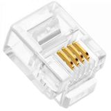 Powermaster Rj11 6P/4C 100'lük Paket Telefon Soketi