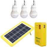 Powermaster Solar Aydınlatma Seti Çok Uçlu 3 Ampullü - Çok Renkli