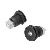 Powermaster Usb-04C-Bk 22 Mm Pano Tıp Sıyah Usb B Dısı Soket