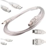 Powermaster Usb Yazıcı Kablosu 1 5 Metre 2.0V Şeffaf Powermaster
