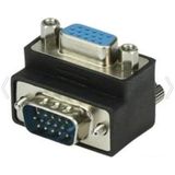 Powermaster VGA Dişi Erkek Çevirici 90 Derece L Tip