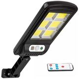 Powermaster W756-6 Hareket Sensörlü 3 Modlu Uzaktan Kumandalı 6 Cob Ledli Solar Lamba - Şeffaf