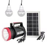 Powermaster Yajıa Yj-1902t Işıldak Güneş Enerji Panelli Kamp Lambası Aydınlatma Ampullu Telefon Şarj Aparatlı