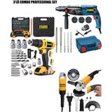 Powermax 24V Şarjlı Matkap Seti, Kırıcı, Delici ve Taşlama Uygulamaları - Seçenek 1