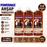 Powermax Ahşap Temizleyici 1000 ml x 3 Adet Toplam 3 Lt Ekonomik Set