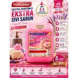 Powermax Extra Sıvı Sabun 5 Lt El Temizliği Için Ekonomik Boy
