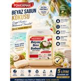 POWERMAX HİNDİSTAN CEVİZİ KOKULU SIVI SABUN 5 LT EL TEMİZLEME SABUNU BÜYÜK BOY
