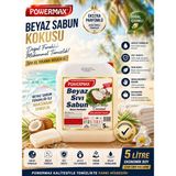Powermax Hindistan Cevizi Kokulu Sıvı Sabun 5 Lt El Temizliği Için Ekonomik Boy